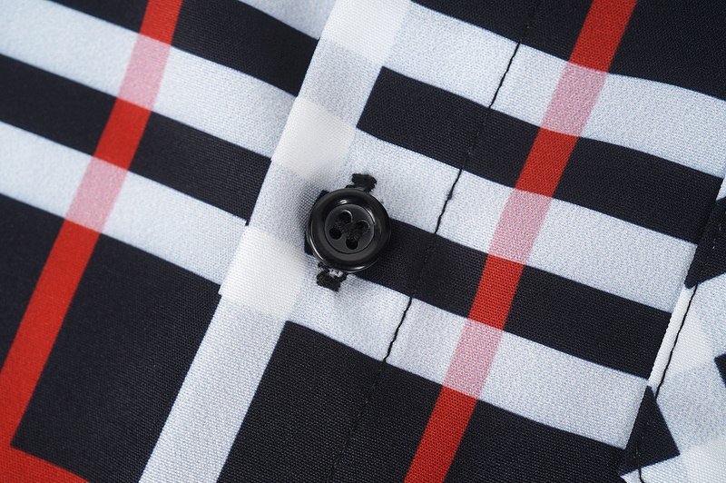 Рубашка Burberry Plaid Shirt With Front Pocket "Black" фото № 4