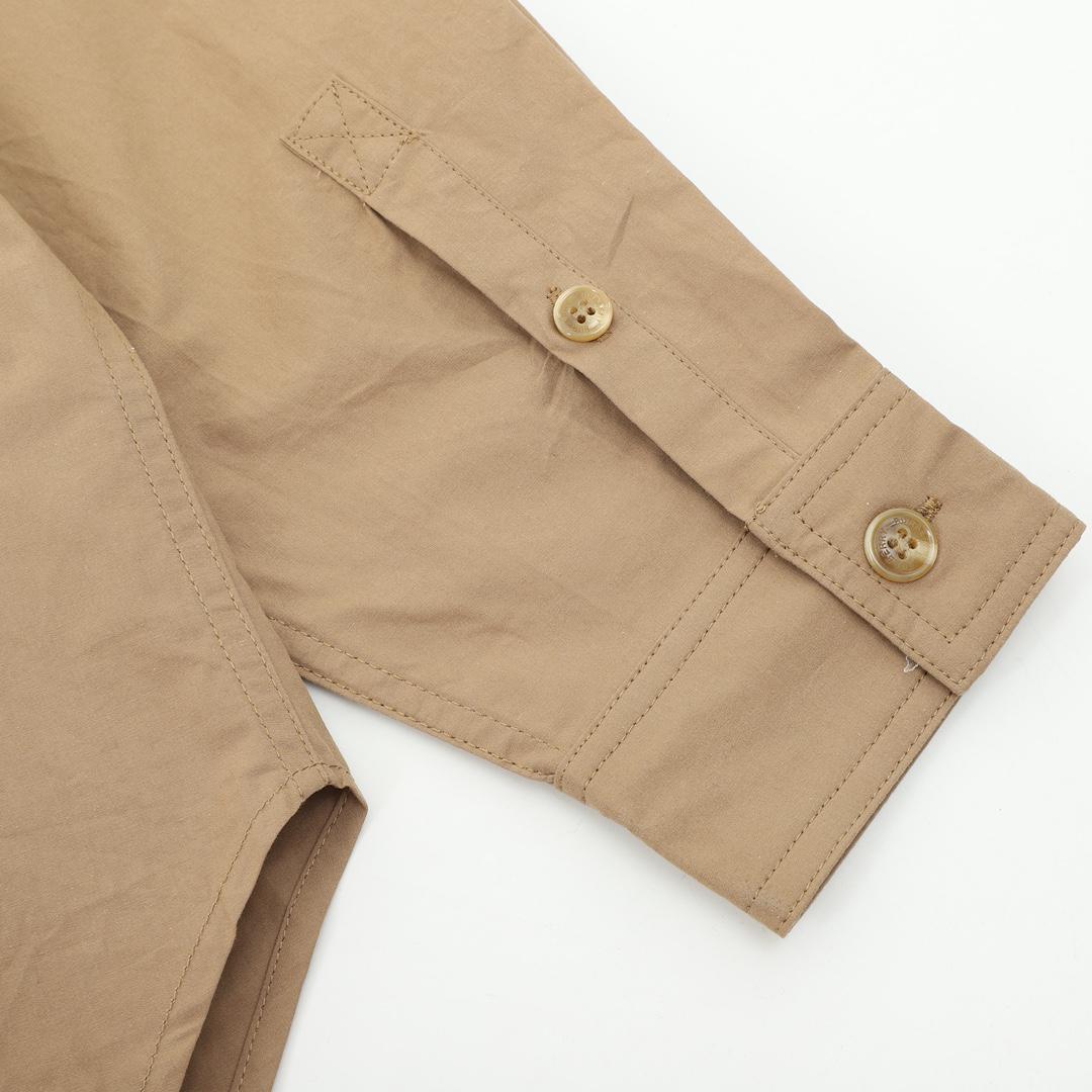 Джинсовая рубашка Burberry Button Closure "Brown" фото № 3
