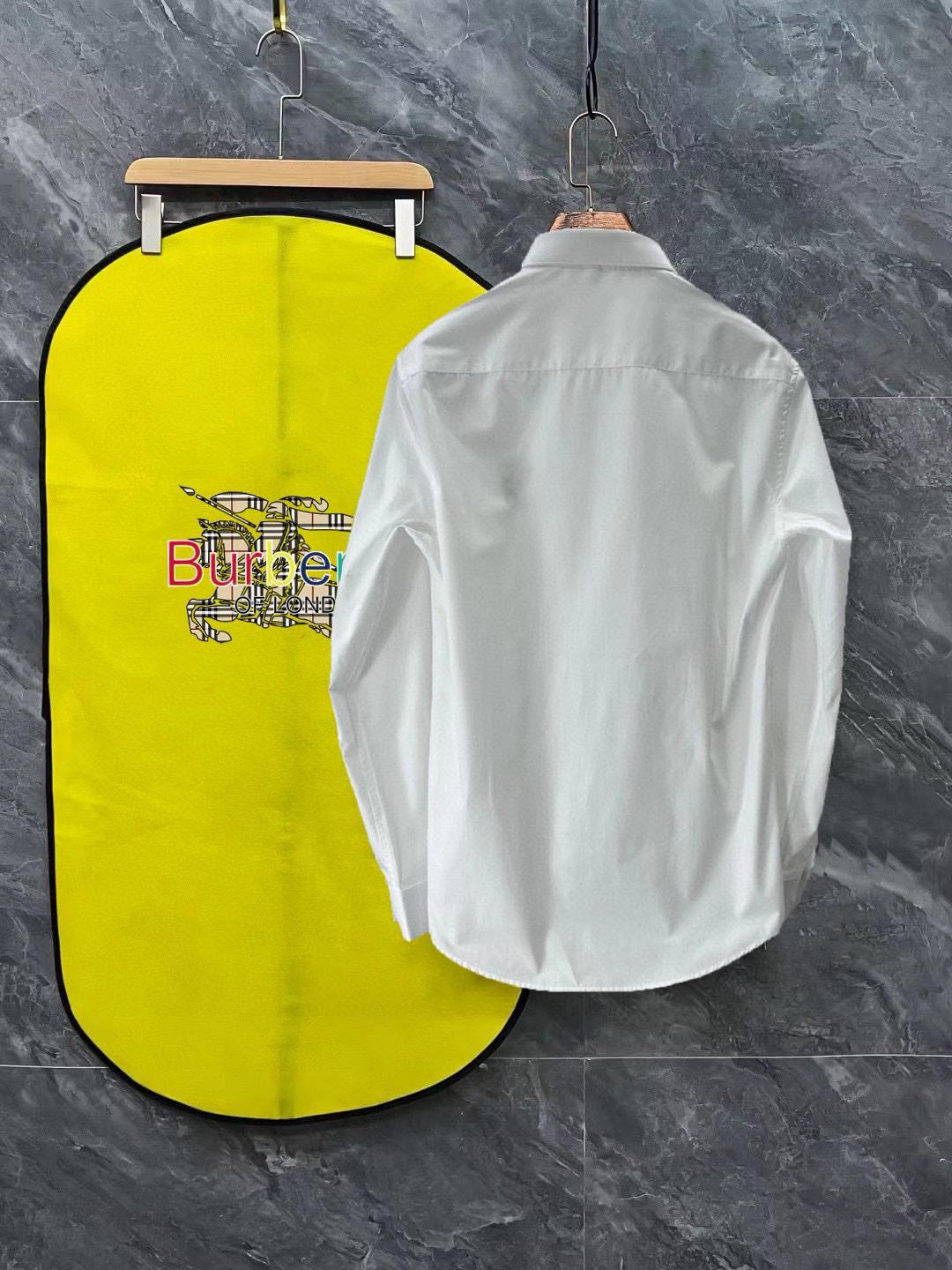 Рубашка Burberry Frontside Print Brown Stripe Silver Teddy Bear "White" фото № 7