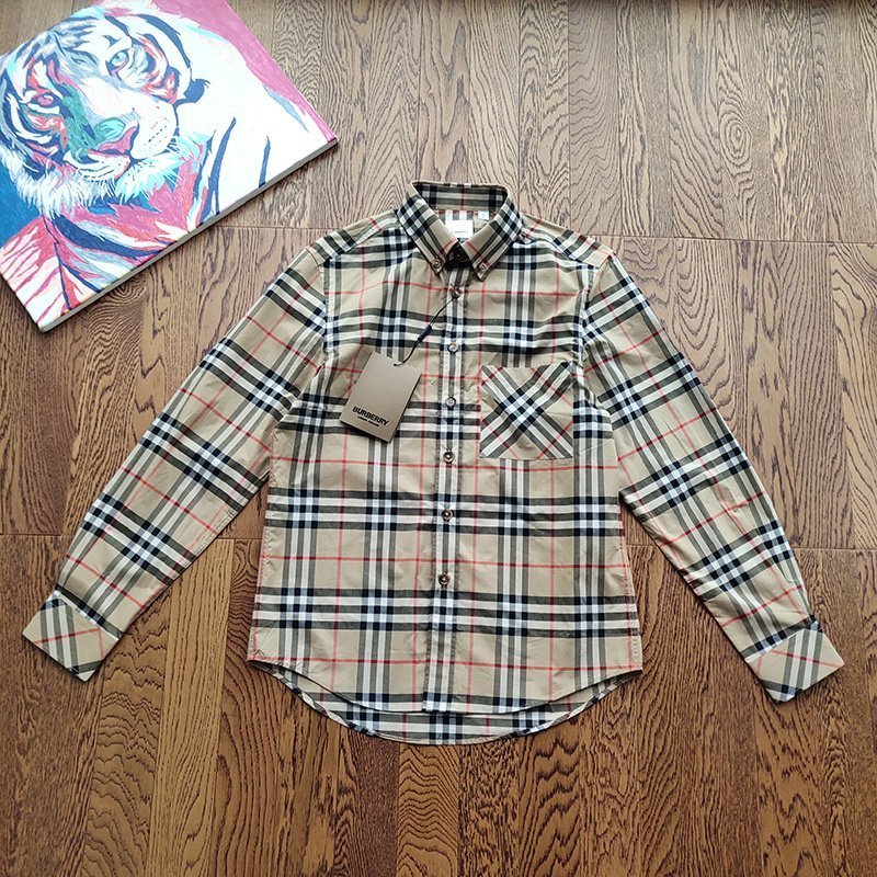 Рубашка Burberry Usual "Brown" фото № 2