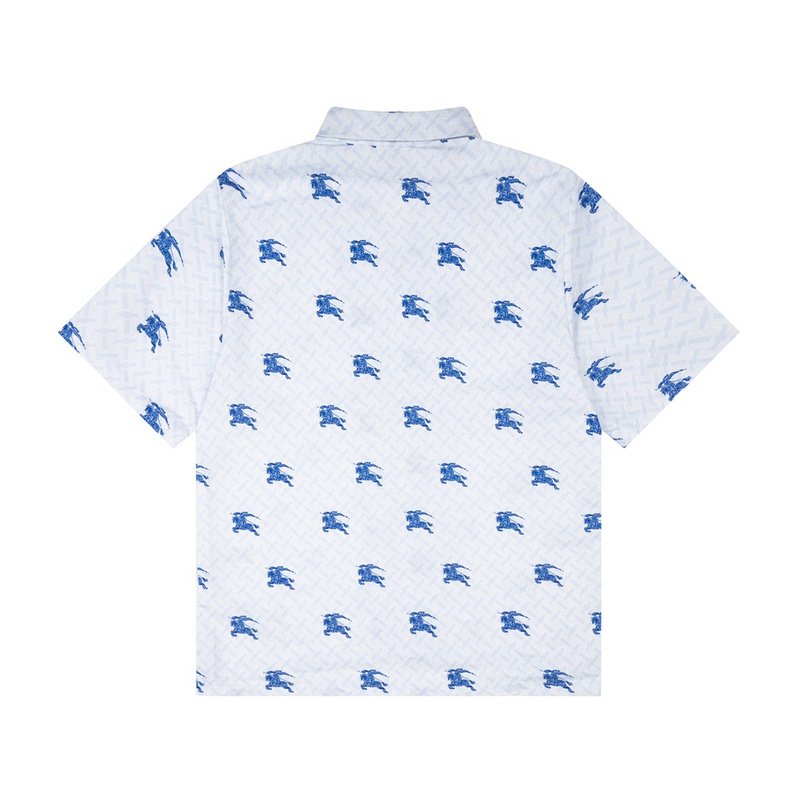 Рубашка Burberry With Print Of Rider On Horse "White" фото № 5