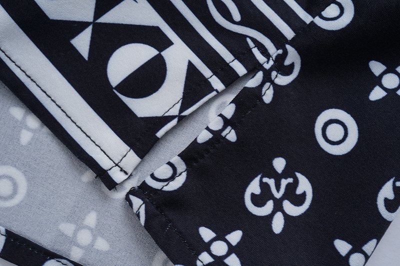 Рубашка Dolce Gabbana Monochrome Ornament "Black" фото № 5