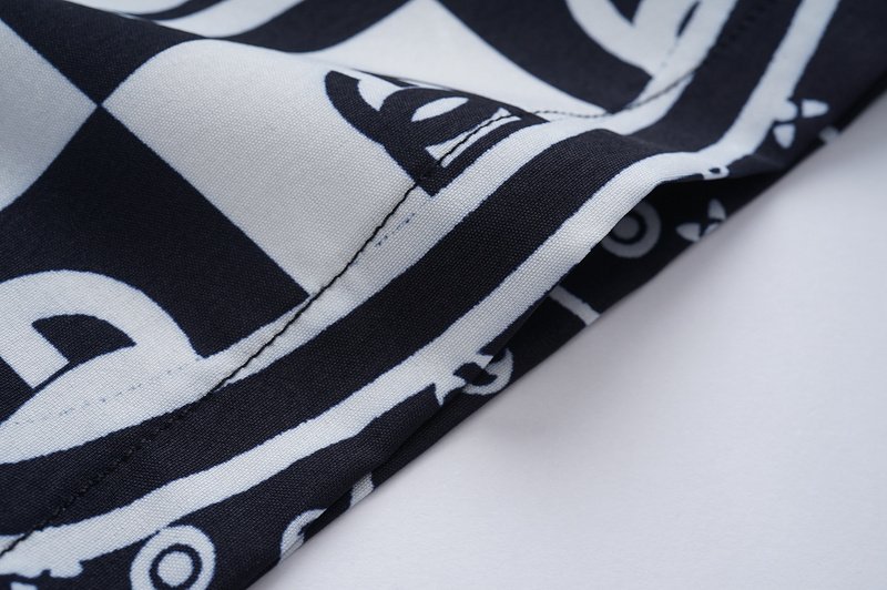 Рубашка Dolce Gabbana Monochrome Ornament "Black" фото № 6