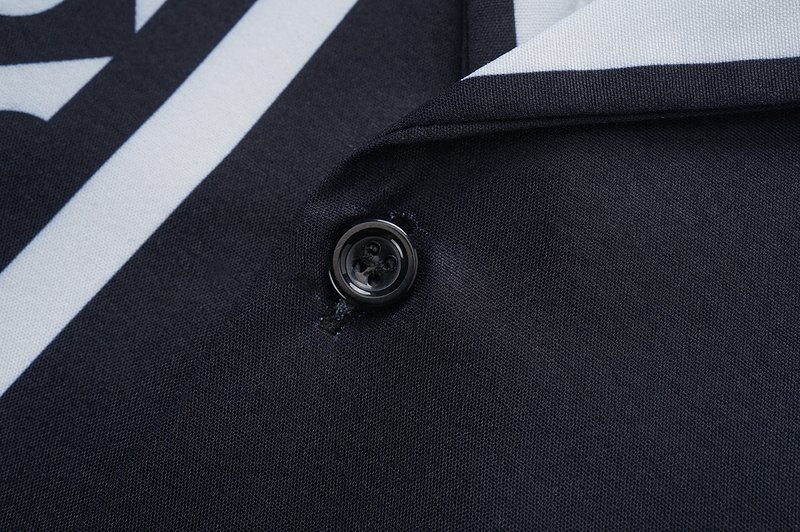 Рубашка Dolce Gabbana Monochrome Ornament "Black" фото № 7