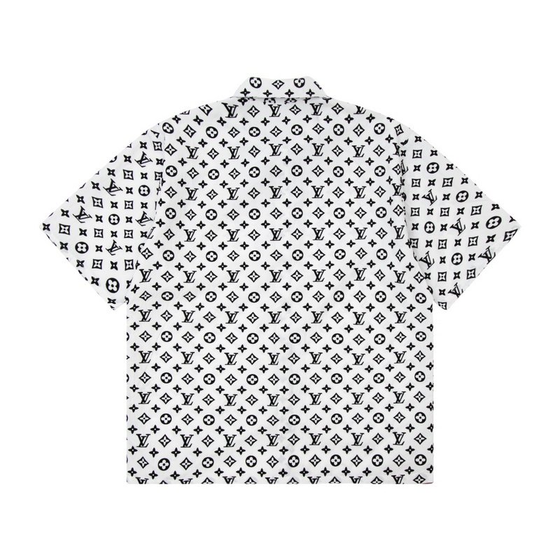 Рубашка Louis Vuitton Print - Brand Patterns "White/Black" фото № 8