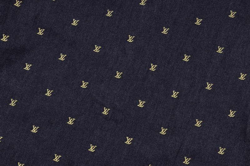 Джинсовая Рубашка Louis Vuitton With Short Sleeves "Blue/Black" фото № 4