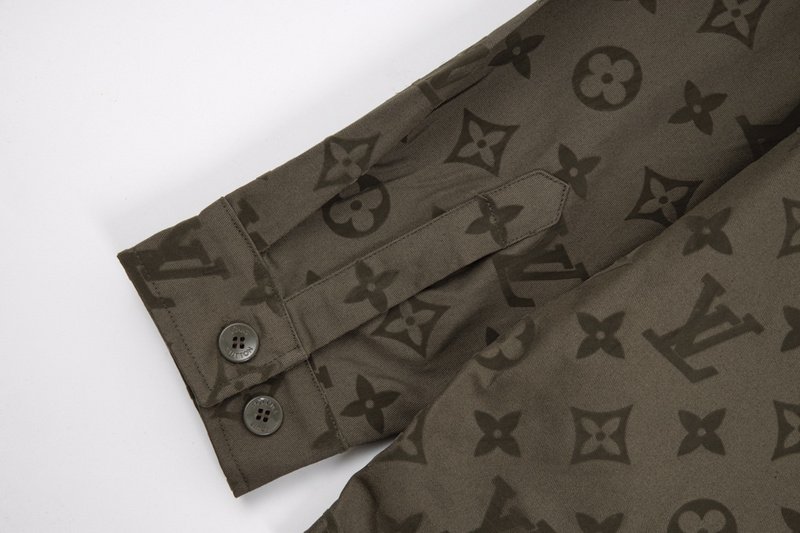 Рубашка Louis Vuitton Branded "Brown/Gray" фото № 7