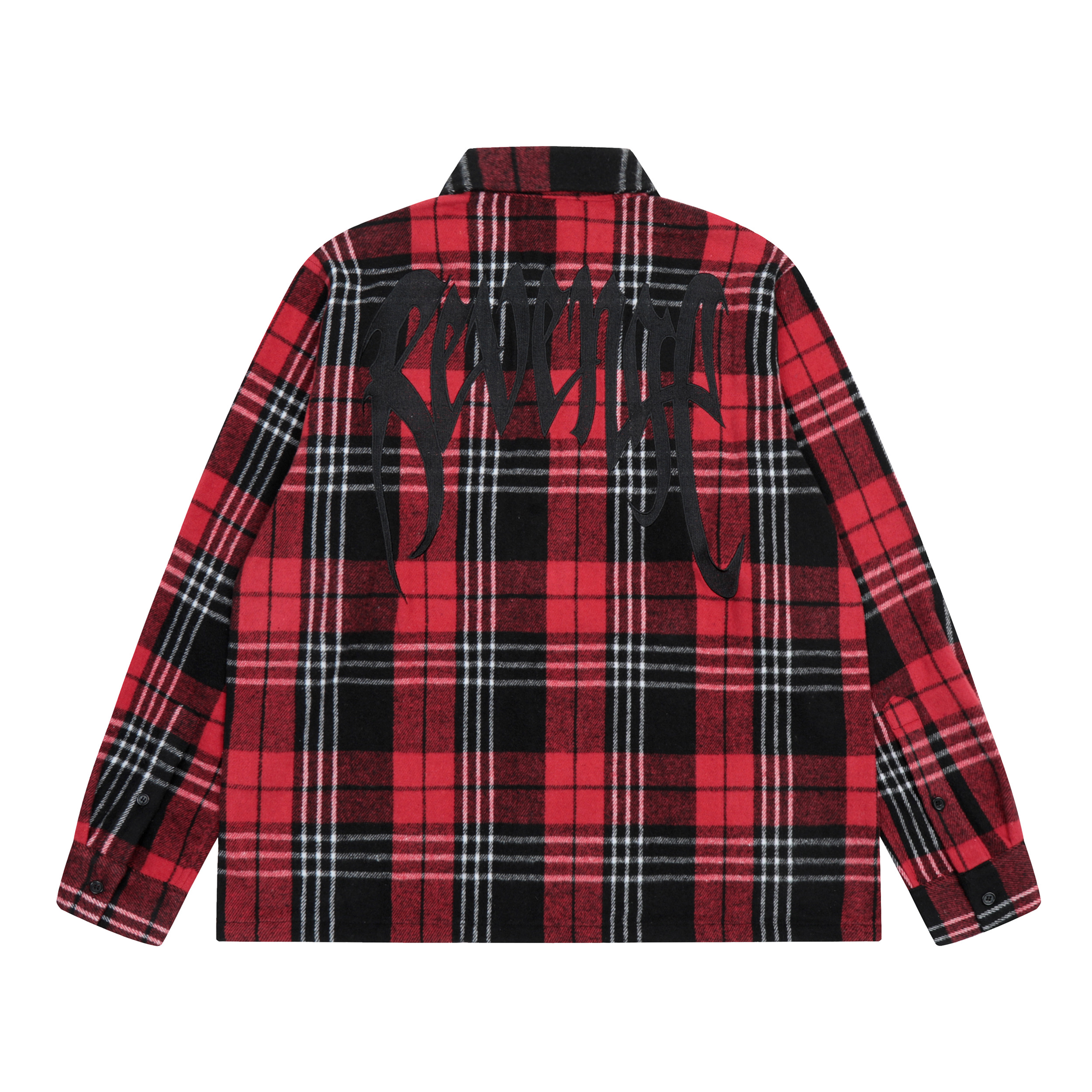 Рубашка Revenge Plaid Shirt "Red and Black" фото № 2