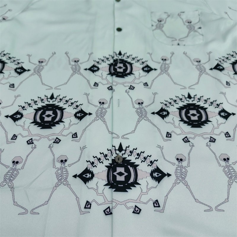 Рубашка Wacko Maria Spider "Blue" фото № 4