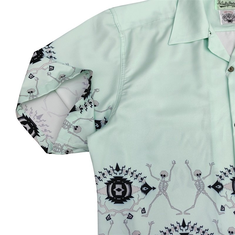 Рубашка Wacko Maria Spider "Blue" фото № 7