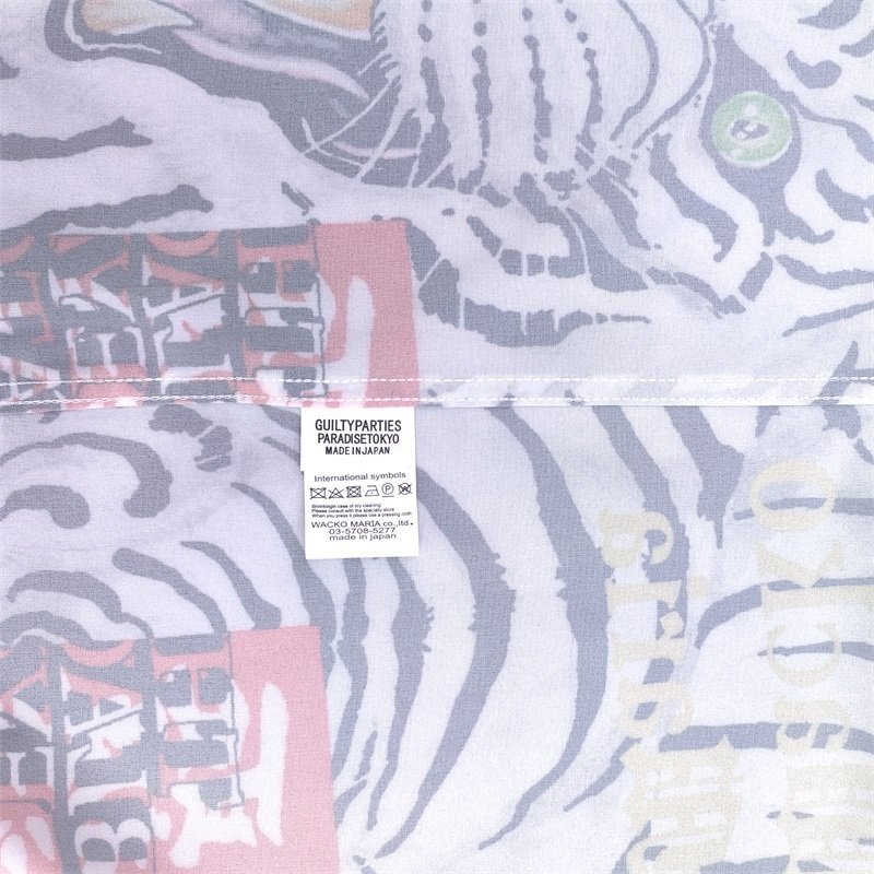 Рубашка Wacko Maria Animalism "White" фото № 2