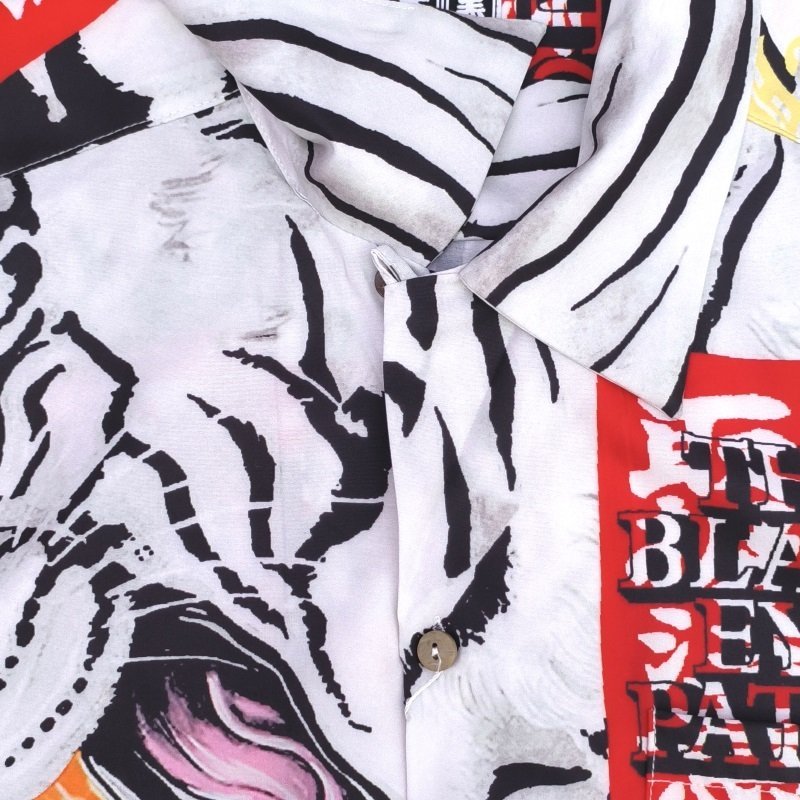 Рубашка Wacko Maria Animalism "White" фото № 6