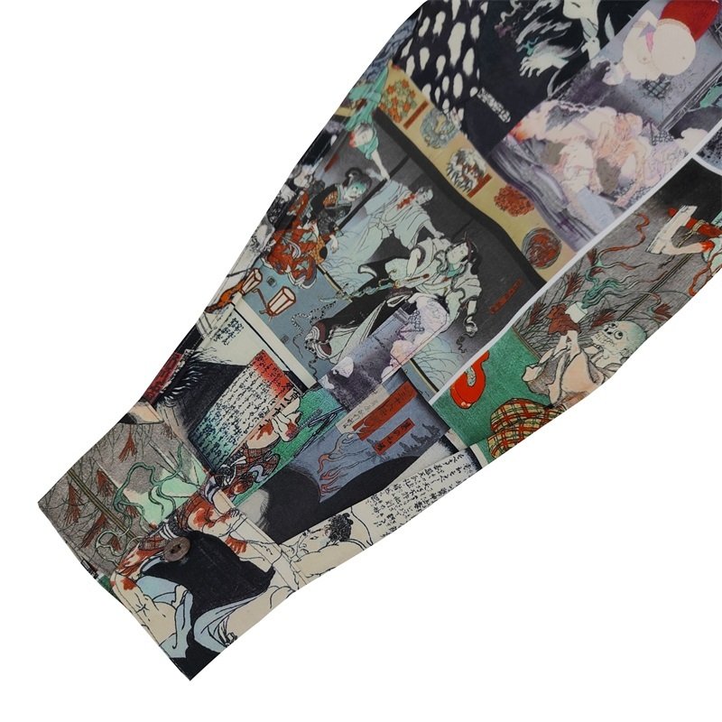 Рубашка Wacko Maria Horrors "Brown/Green" фото № 5