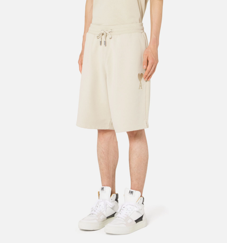 Шорты AMI Monochrome "Beige" фото № 7