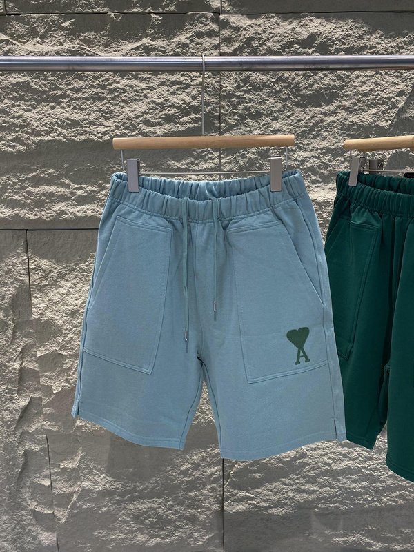 Шорты Amiri Wide With Big Pockets "Blue/Green" фото № 2