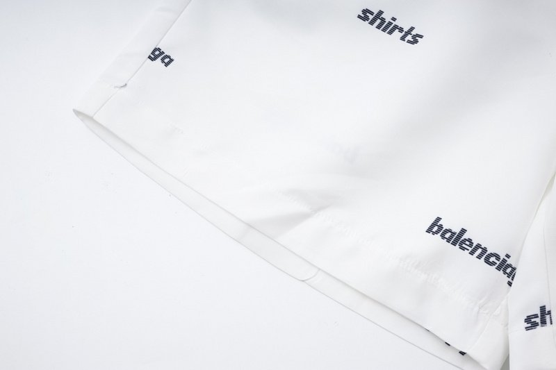 Шорты Balenciaga With The Inscription "White" фото № 4