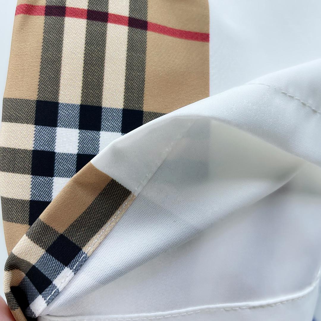 Шорты Burberry Frontside Print Brown Horse And Warrior "White" фото № 4