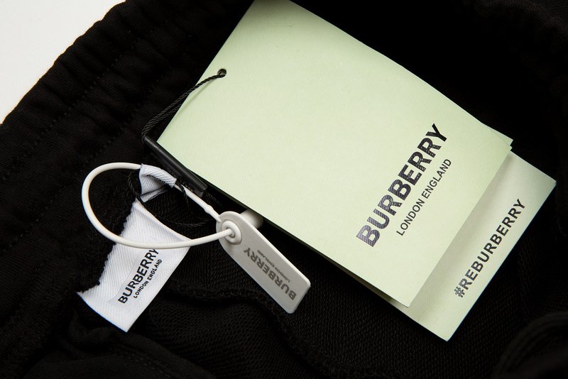 Шорты Burberry With Horse Rider Contour "Black" фото № 8