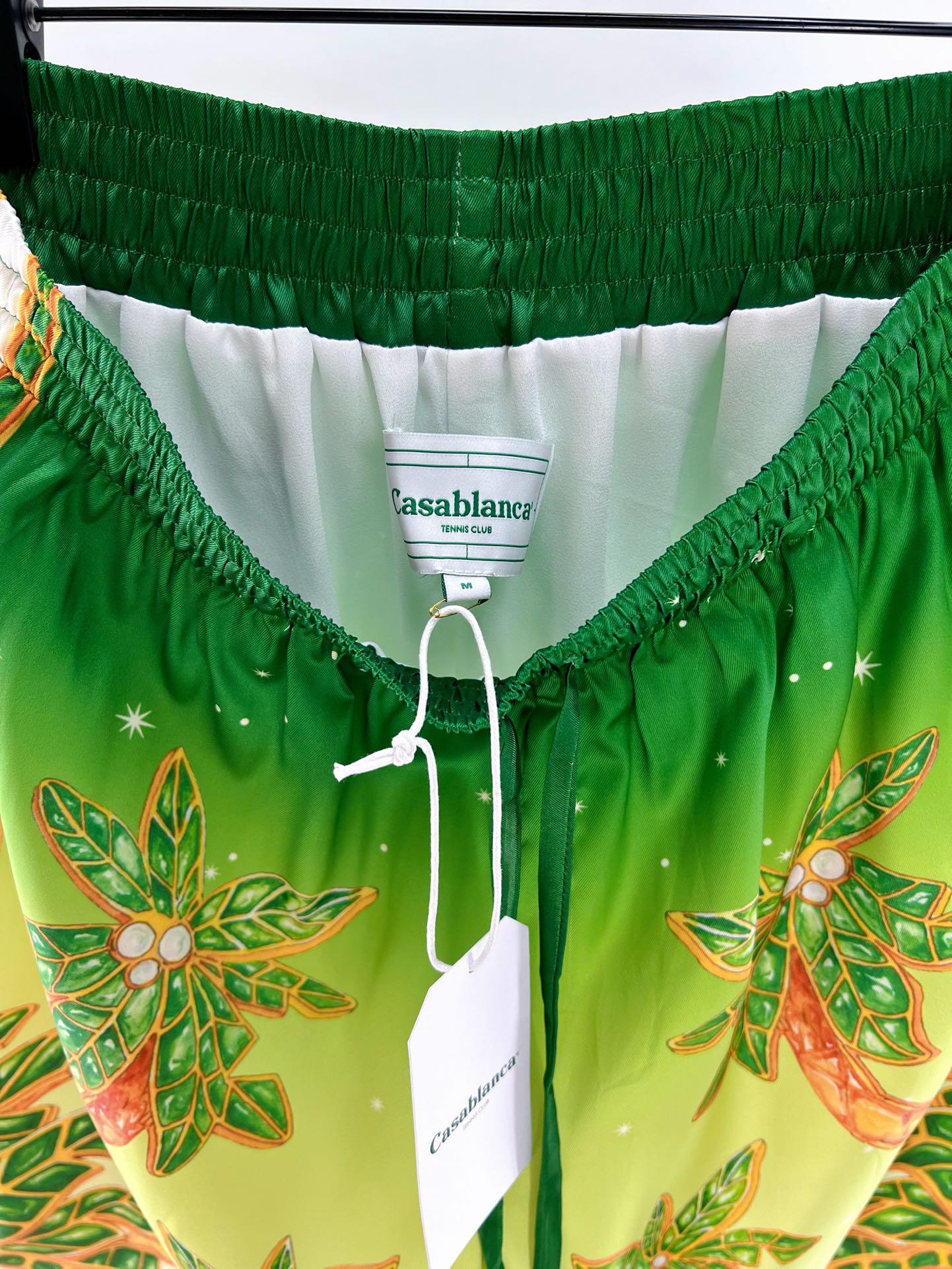 Шорты Casablanca Palms Trees Plants "Green" фото № 7