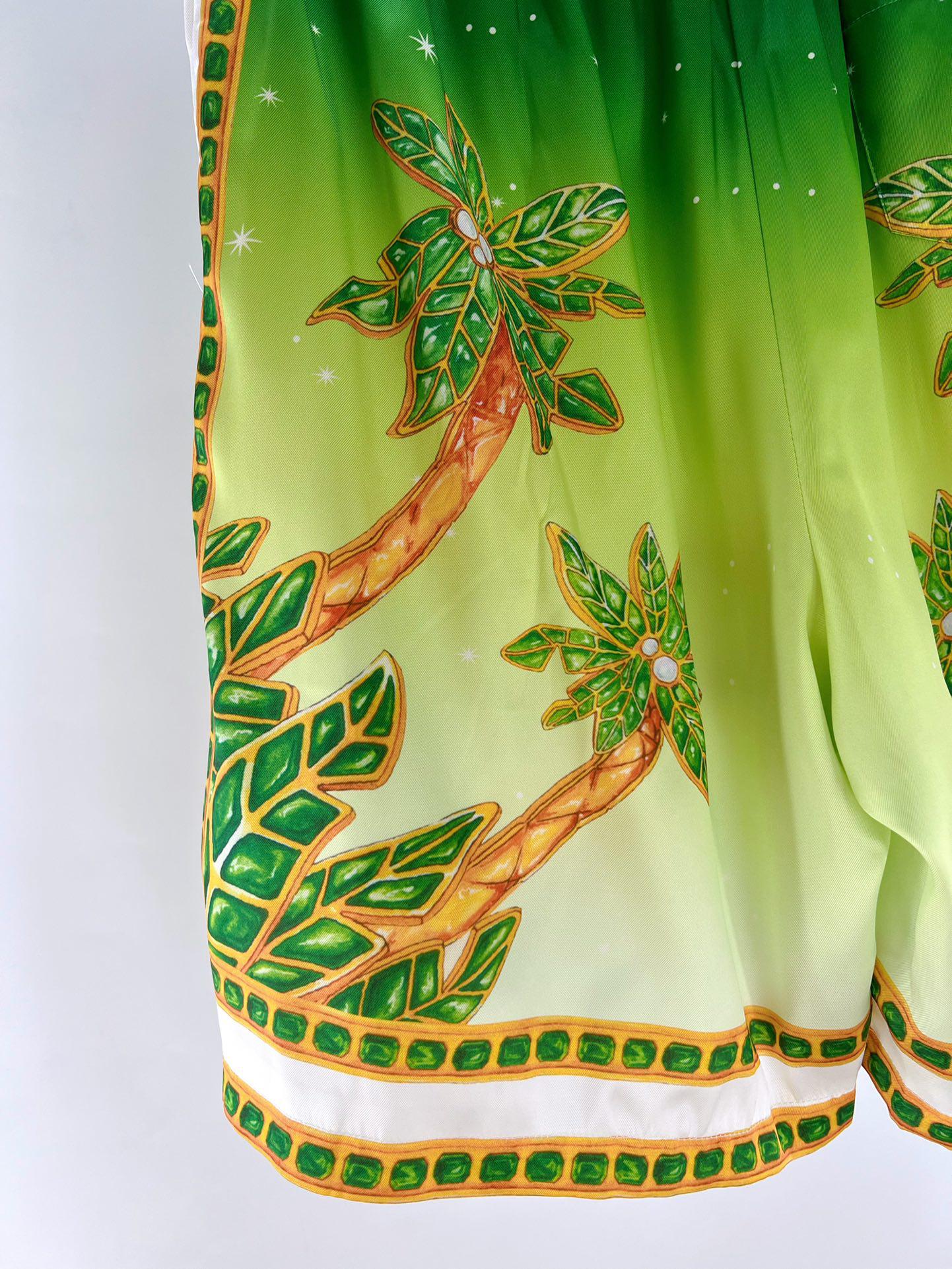 Шорты Casablanca Palms Trees Plants "Green" фото № 6