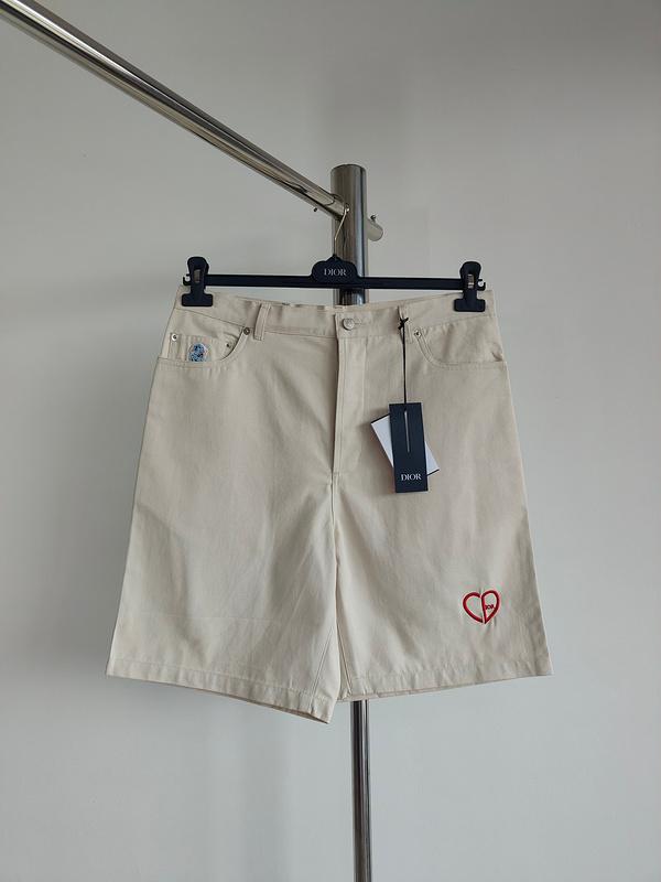 Шорты Christian Dior Down Red Heart CD "Beige" фото № 2