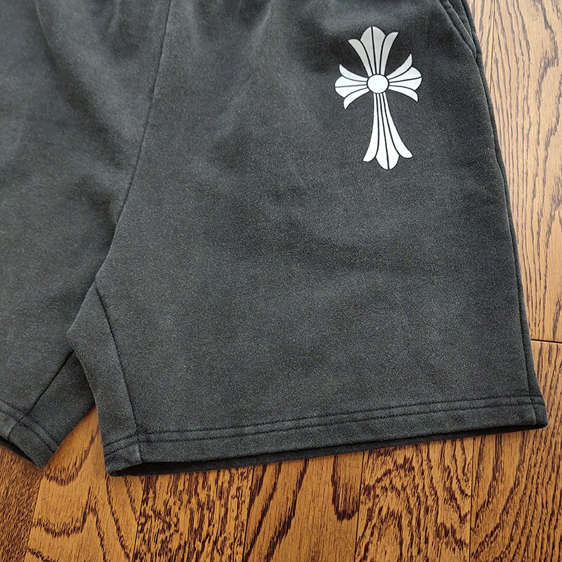 Шорты Chrome Hearts Cross "Black" фото № 6