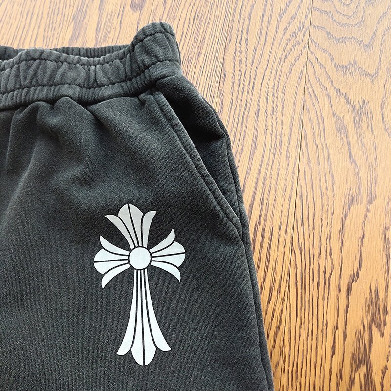 Шорты Chrome Hearts Cross "Black" фото № 7