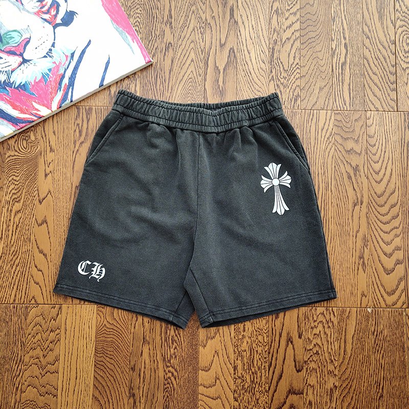 Шорты Chrome Hearts Cross "Black" фото № 9
