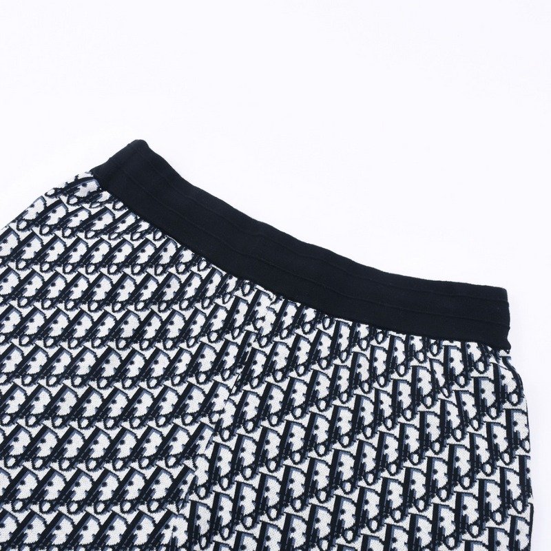 Шорты Dior With A Monogram Print Of The Brand "Blue/Black" фото № 5