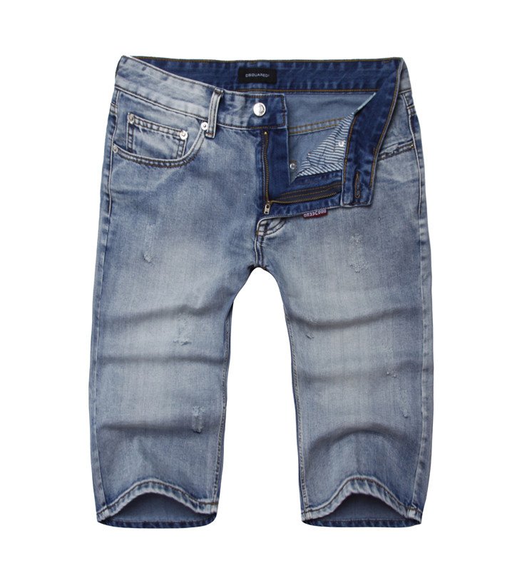 Шорты DS Quared Elongated With Logo "Blue/Gray" фото № 5