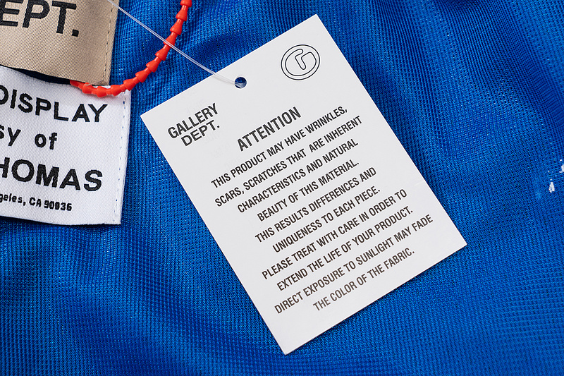 Шорты Gallery Dept Stained With Paint "Blue" фото № 2