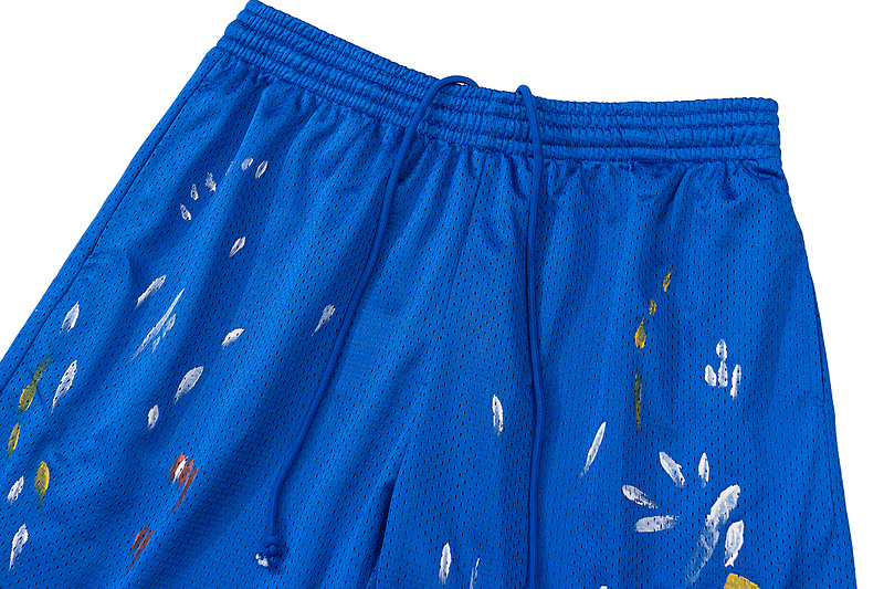 Шорты Gallery Dept Stained With Paint "Blue" фото № 9