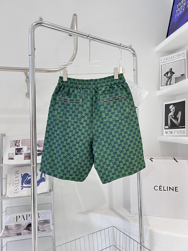 Шорты Gucci x The North Face Logo "Green" фото № 6