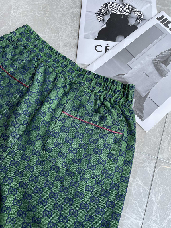 Шорты Gucci x The North Face Logo "Green" фото № 9