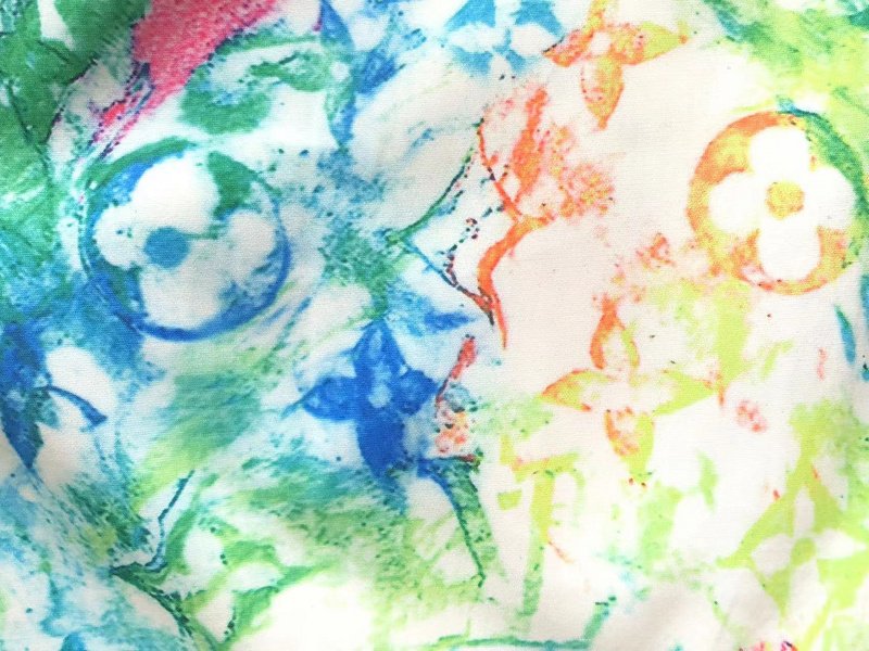 Шорты Louis Vuitton Colorful Logo Symbols "Multicolor" фото № 7