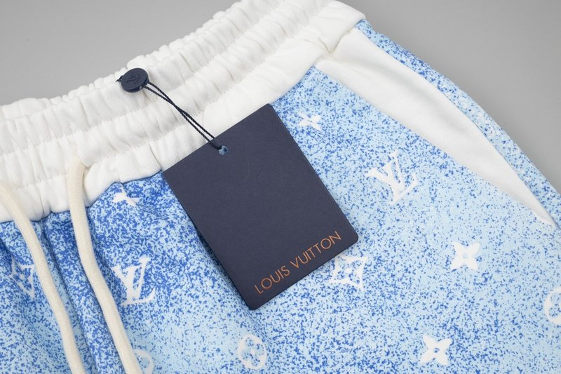 Шорты Louis Vuitton Color Spraying "Blue/White" фото № 8