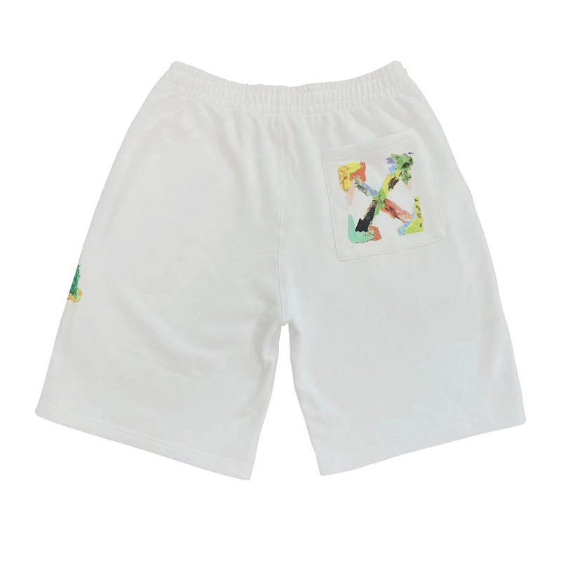 Шорты Off White Multicolor Brand Logo "White" фото № 8