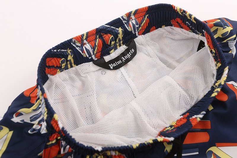 Шорты Palm Angels Monogamous Print "Blue" фото № 6