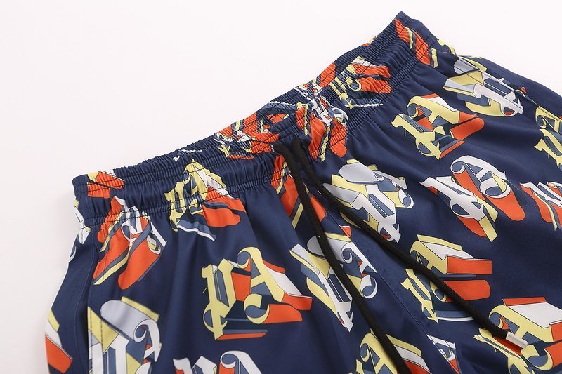 Шорты Palm Angels Monogamous Print "Blue" фото № 9