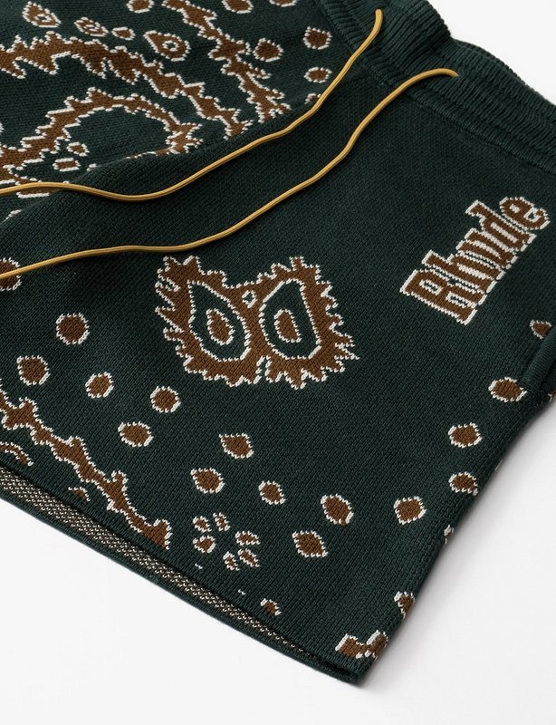 Шорты Rhude Ornament "Green" фото № 2