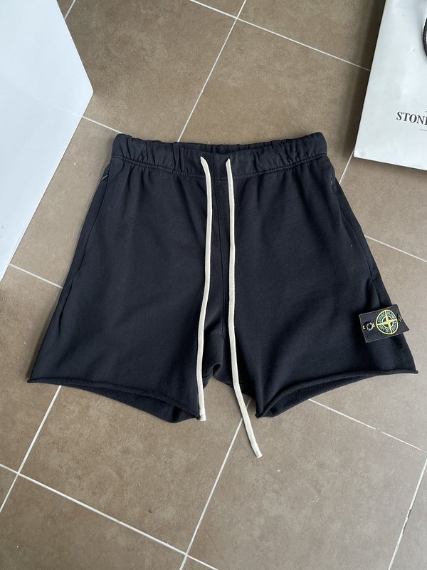 Шорты Stone Island Black Patch - Classic "Blue/Black" фото № 2