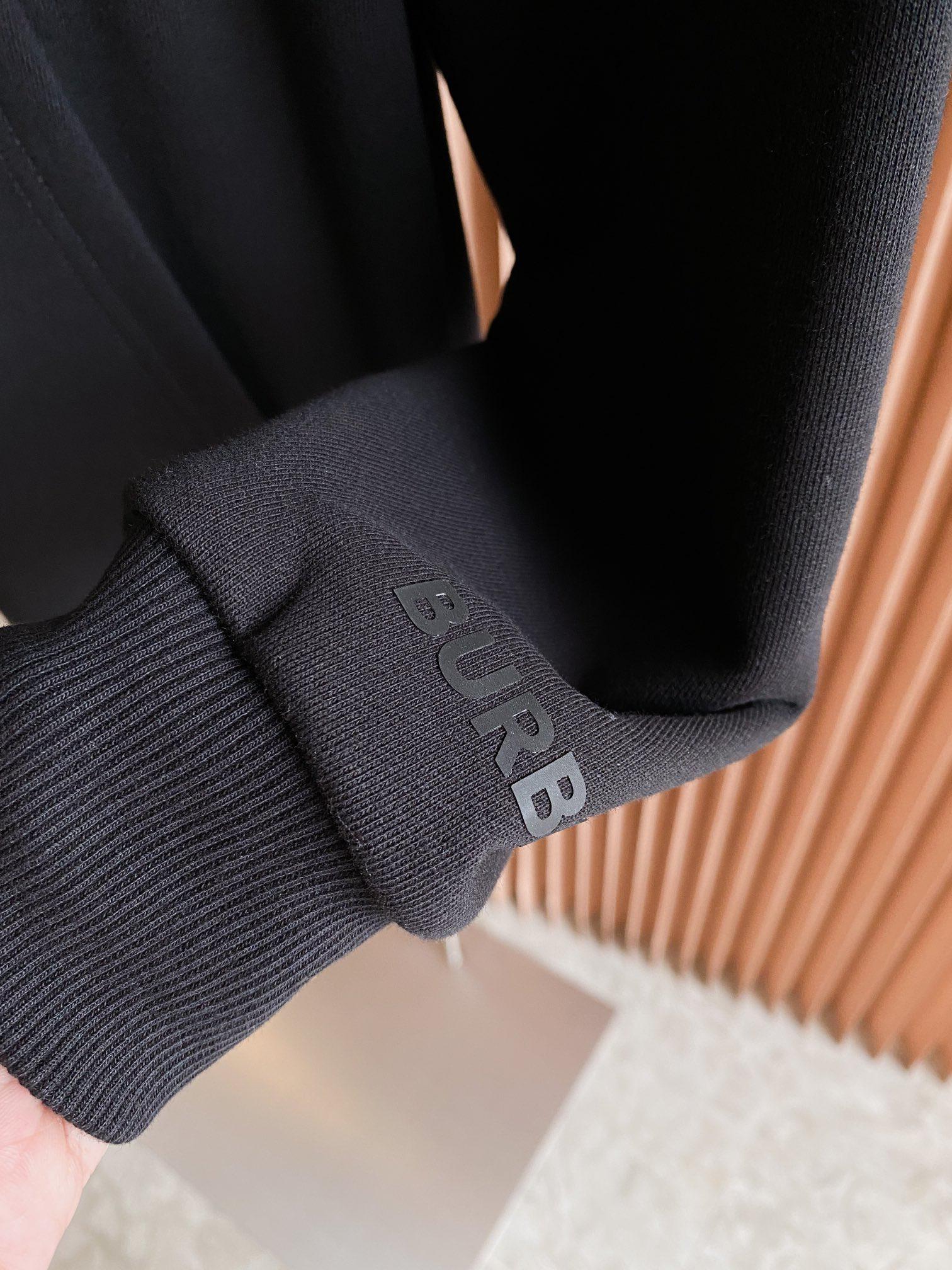 Худи Burberry Frontside Black Ghost White Outline Big Eyes "Black" фото № 5