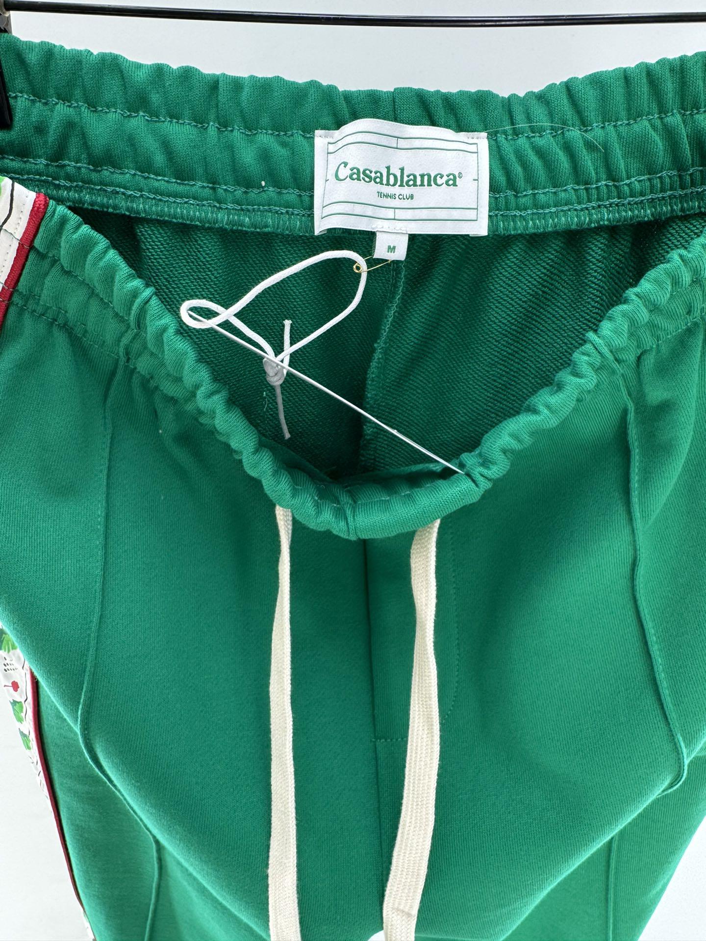 Штаны Casablanca Green Leaves On The Sides "Green" фото № 6