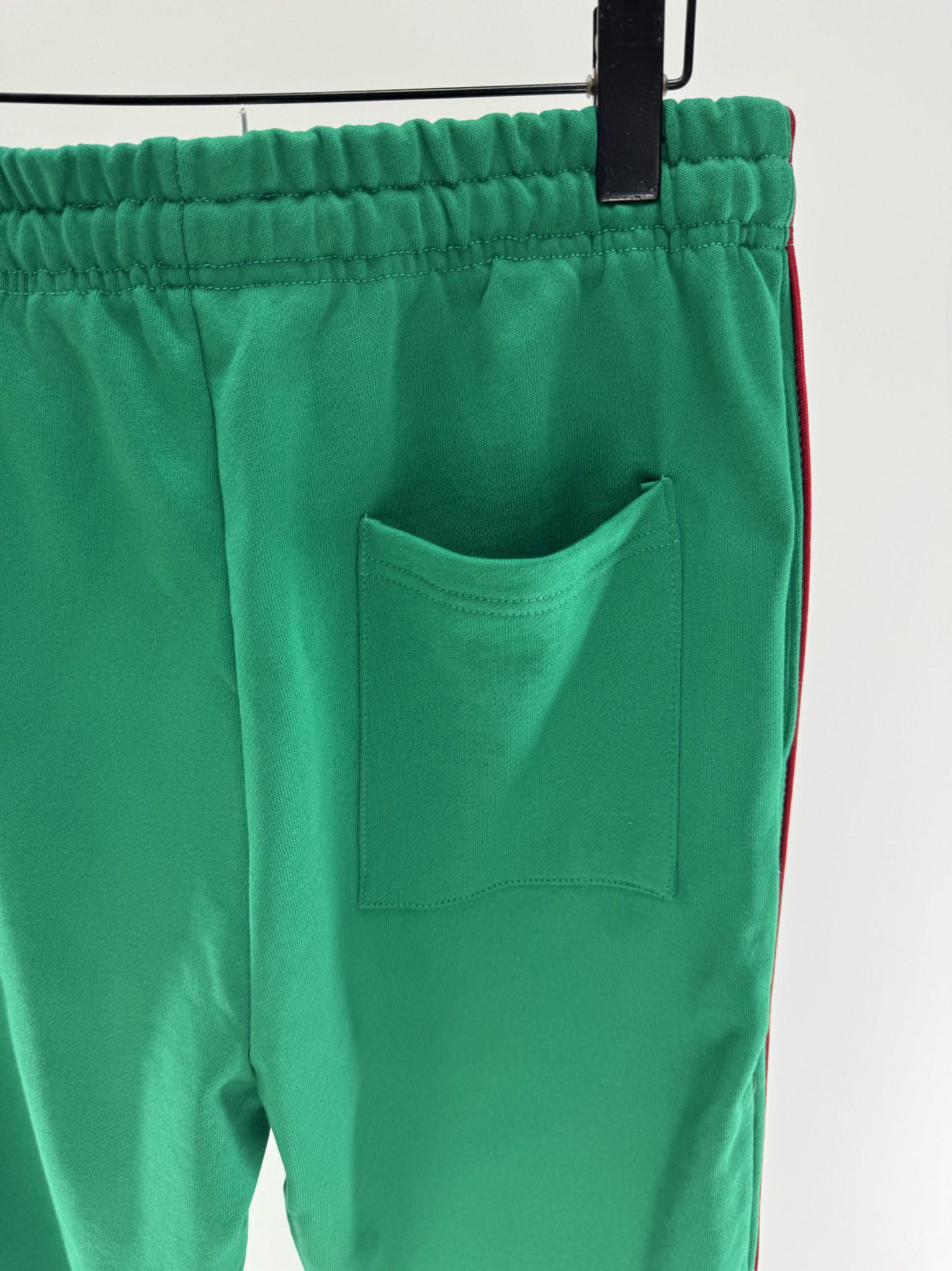 Штаны Casablanca Green Leaves On The Sides "Green" фото № 5