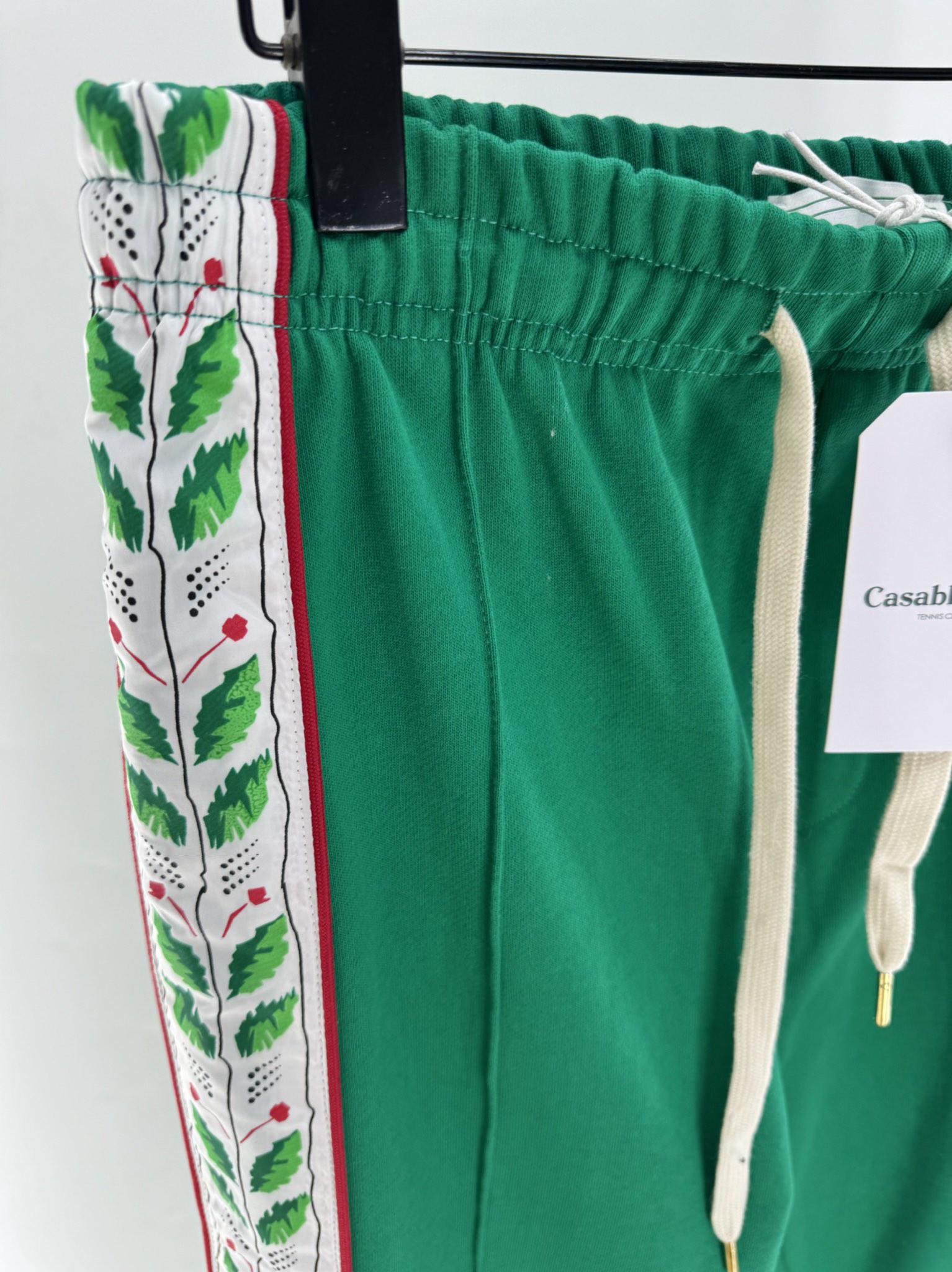 Штаны Casablanca Green Leaves On The Sides "Green" фото № 4