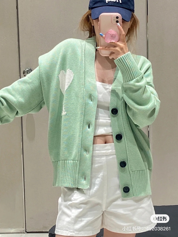 Кардиган Amiri With A V-Neck "Mint" фото № 2