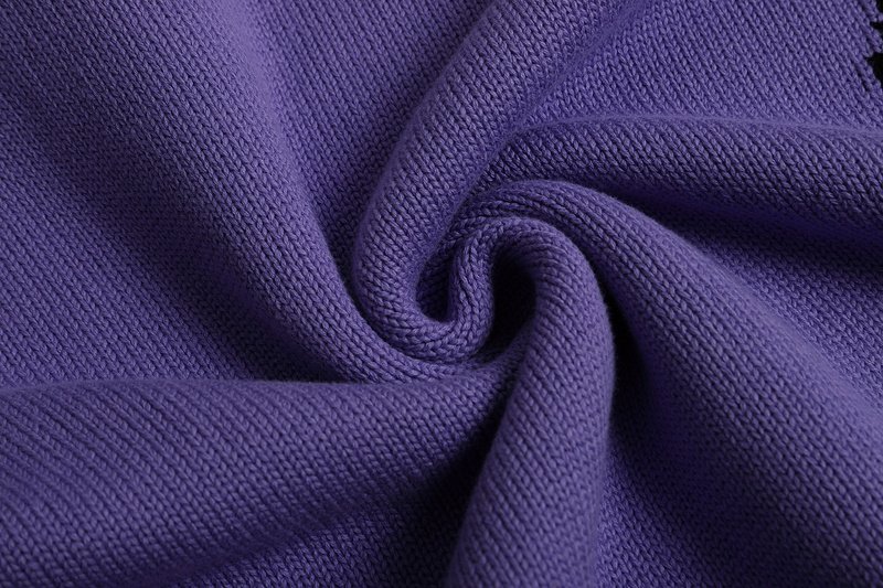 Свитер Amiri Large Logo - Heart And Letter "Violet" фото № 3