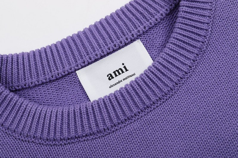 Свитер Amiri Large Logo - Heart And Letter "Violet" фото № 7
