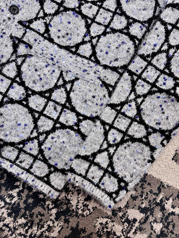 Кардиган Christian Dior Many Black Circles Print "Gray" фото № 4