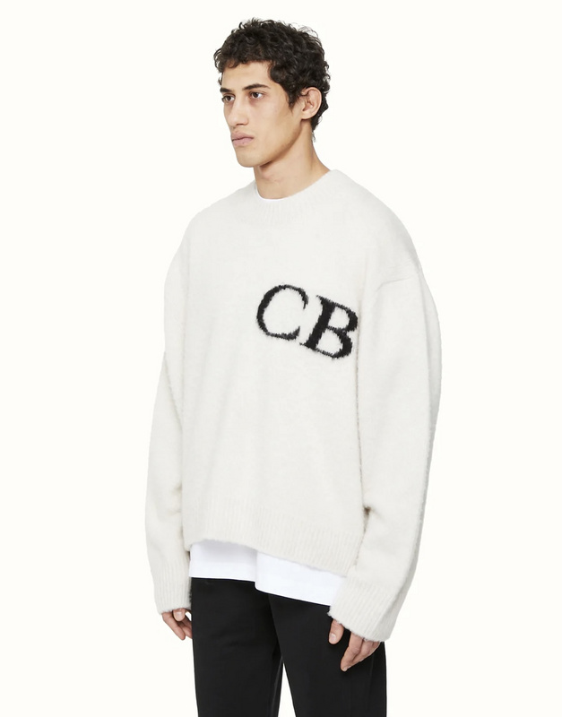 Свитер Cole Buxton With The Brands Logo "White" фото № 3
